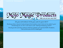 Tablet Screenshot of mojomagicproducts.com